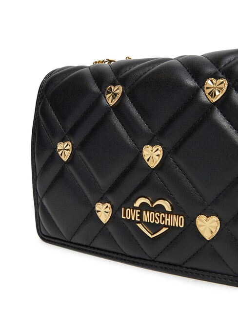 SWEET STUDS Geantă de umăr cu lanț negru - Genți femei