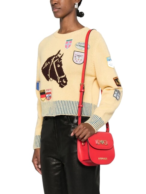 LOVE CHAIN Geantă de umăr mini roșu - Genți femei