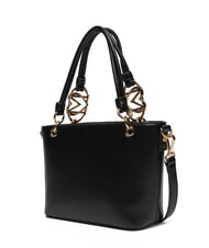 LOVE MOSCHINO LOVE CHAIN STRAP Geantă de cumpărături cu curea de umăr negru - Genți femei - 2