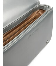 LOVE MOSCHINO BOLD LOVE Geantă de umăr cu mânere din lanț argint - Genți femei - 4