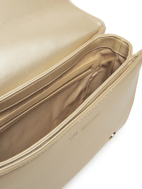 BOLD LOVE Geantă de umăr cu m&acirc;nere din lanț aur - Genți femei