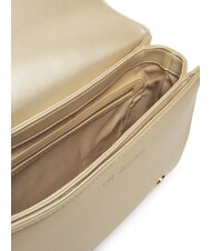 LOVE MOSCHINO BOLD LOVE Geantă de umăr cu m&acirc;nere din lanț aur - Genți femei - 4