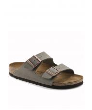 BIRKENSTOCK ARIZONA Sandale din nubuc piatră - Pantofi bărbați - 4