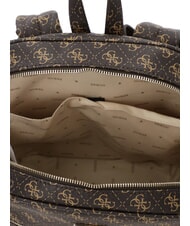 GUESS POWER PLAY 2 Rucsac cu buzunar și husă maro - Genți femei - 5