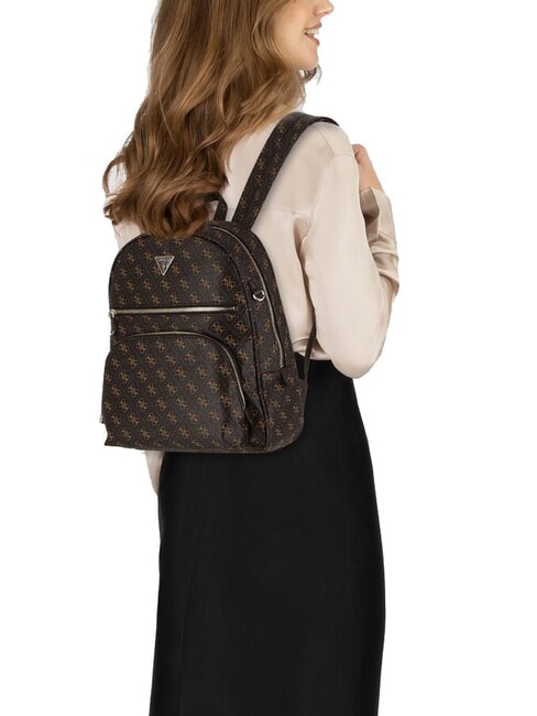 POWER PLAY 2 Rucsac cu buzunar și husă maro - Genți femei