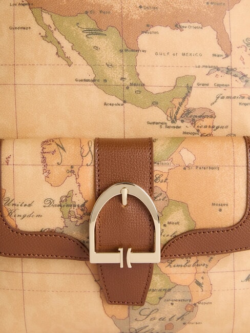 VALLEY GEO Geantă de umăr cu curea de umăr castan - Genți femei