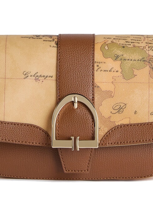 VALLEY GEO Geantă de umăr cu curea de umăr castan - Genți femei