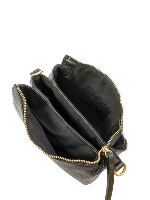 SIMONA Geantă de umăr din piele Tris dollar negru - Genți femei