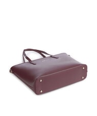 MARIO VALENTINO ZERO RE Geantă de cumpărături cu curea de umăr cu logo prună uscată - Genți femei - 5