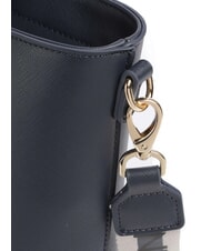 MARIO VALENTINO ZERO RE Geantă de cumpărături cu curea de umăr cu logo albastru miezul nopții - Genți femei - 3