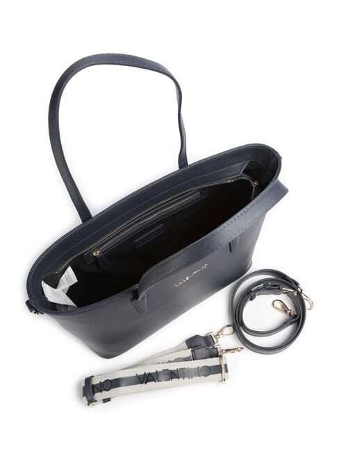 ZERO RE Geantă de cumpărături cu curea de umăr cu logo albastru miezul nopții - Genți femei