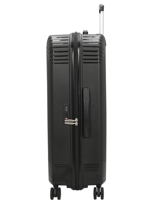 WOOD Cărucior de dimensiuni mari negru - Trolere rigide