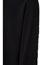 GUESS EMBRO ON SLEEVE  Hanorac din amestec de bumbac jetbla - hanorace - 4