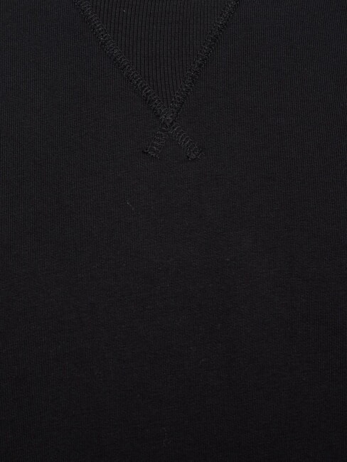 EMBRO ON SLEEVE  Hanorac din amestec de bumbac jetbla - hanorace