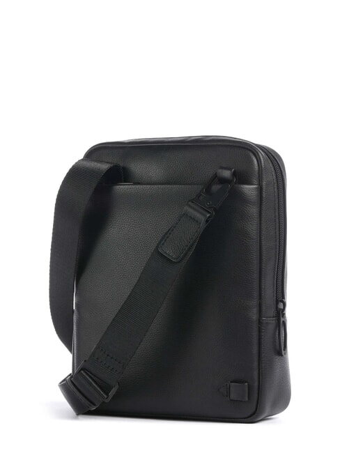 W137 Geantă de piele negru - Genți de umăr bărbați