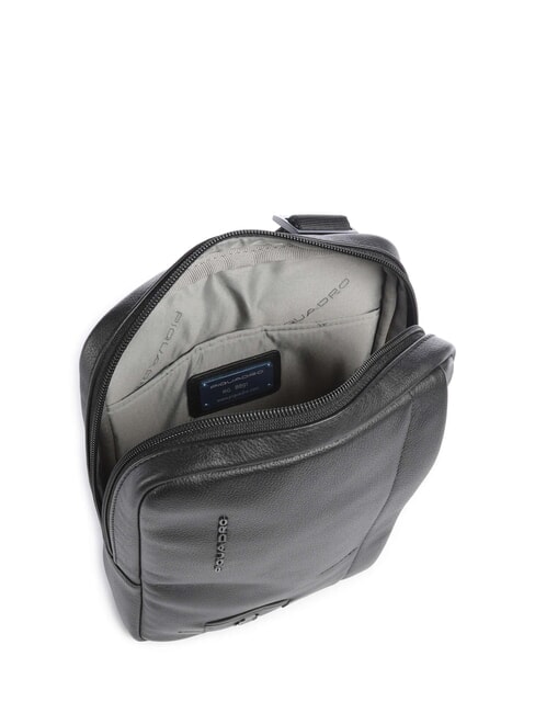 W137 Geantă de piele negru - Genți de umăr bărbați