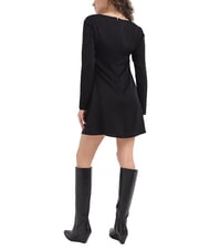 CALVIN KLEIN CK JEANS Rochie scurtă cu mâneci lungi și logo integral - Haine de femeie