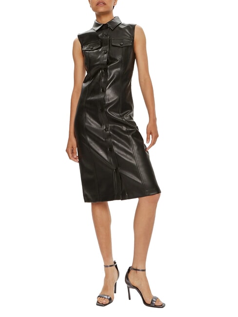 CK JEANS Rochie fără mâneci până la genunchi ck negru - Haine de femeie