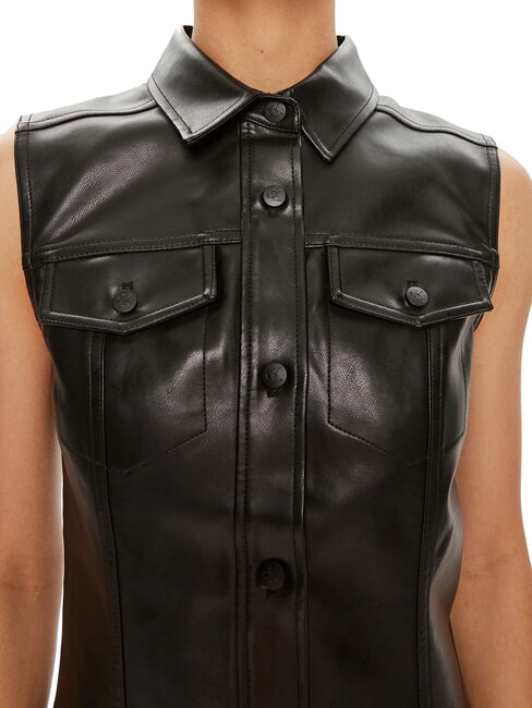 CK JEANS Rochie fără mâneci până la genunchi ck negru - Haine de femeie