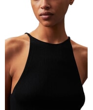 CALVIN KLEIN CK JEANS Rochie scurtă cu nervuri ck negru - Haine de femeie - 3