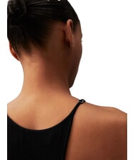 CALVIN KLEIN CK JEANS Rochie scurtă cu nervuri ck negru - Haine de femeie - 4