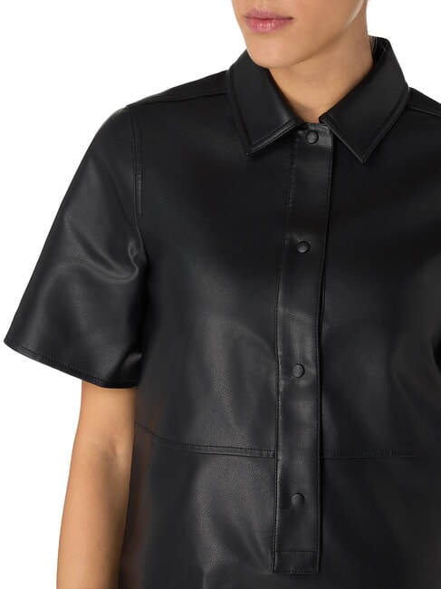 CK JEANS Rochie scurtă cu cămașă și nasturi ck negru - Haine de femeie