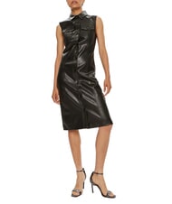 CALVIN KLEIN CK JEANS Rochie fără m&acirc;neci p&acirc;nă la genunchi ck negru - Haine de femeie - 3