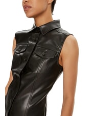 CALVIN KLEIN CK JEANS Rochie fără m&acirc;neci p&acirc;nă la genunchi ck negru - Haine de femeie - 4