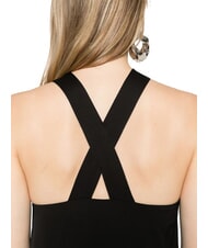 CALVIN KLEIN CK Rochie lungă din viscoză cu nod ck negru - Haine de femeie - 3