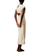 CALVIN KLEIN CK Rochie midi decupată cu crăpături laterale - Haine de femeie