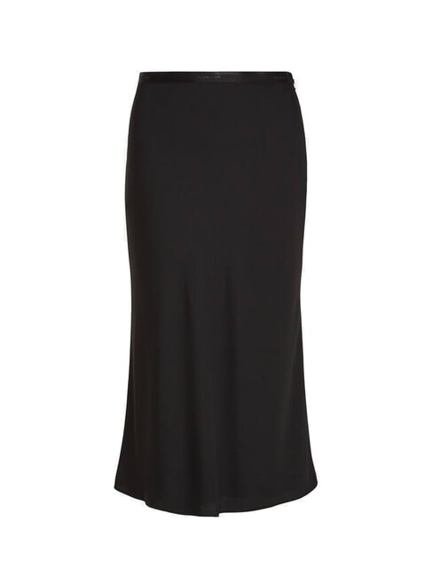 CK Fustă longuette strălucitoare ck negru - Fuste pentru femei