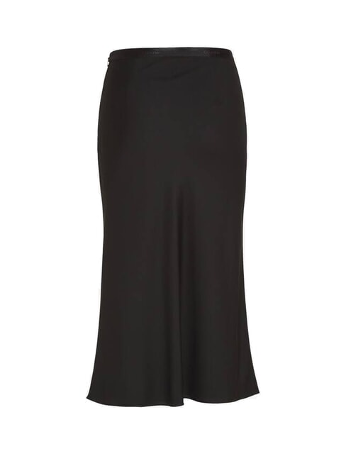 CK Fustă longuette strălucitoare ck negru - Fuste pentru femei