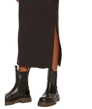 CALVIN KLEIN CK JEANS Fustă midi elastică ck negru - Fuste pentru femei - 4