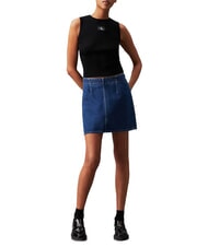 CALVIN KLEIN CK JEANS Maiou cu nervuri ck negru - tricou - 3