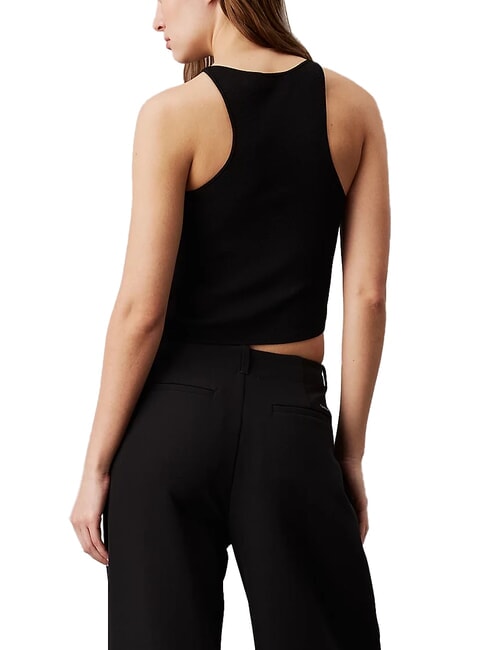 CK JEANS Maiou asimetric ck negru - tricou