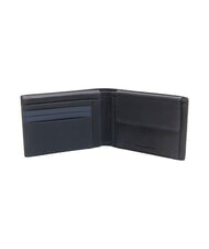 PIQUADRO TALLIN Clapă de portofel din piele și portofel pentru monede albastru - Portofele bărbați - 4