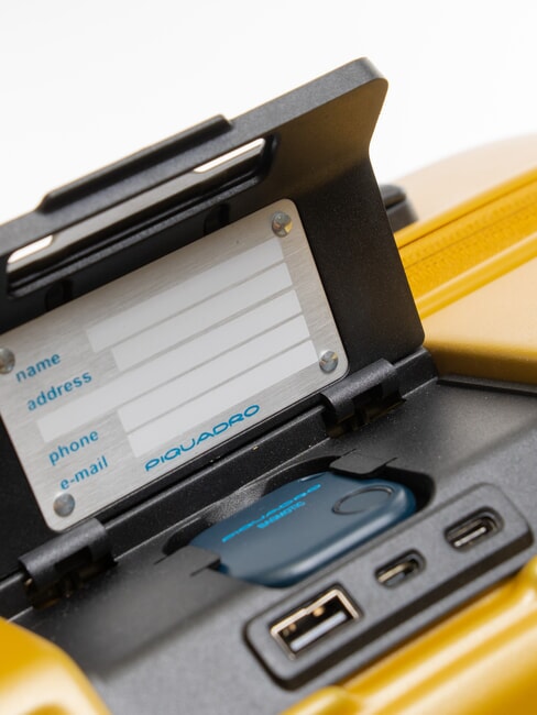 BAG MOTIC  Troller pentru bagaje de m&acirc;nă galben - Bagaje de m&acirc;nă