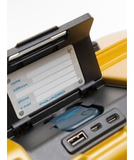 PIQUADRO BAG MOTIC  Troller pentru bagaje de m&acirc;nă galben - Bagaje de m&acirc;nă - 7