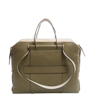 PIQUADRO CIRCLE  CIRCLE Geantă multifuncțională din piele VERDE / BEIGE - Serviete birou - 4