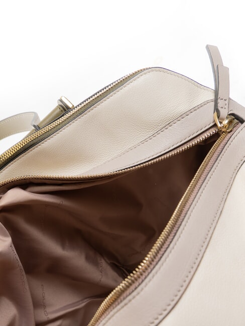 CIRCLE  CIRCLE Geantă multifuncțională din piele VERDE / BEIGE - Serviete birou