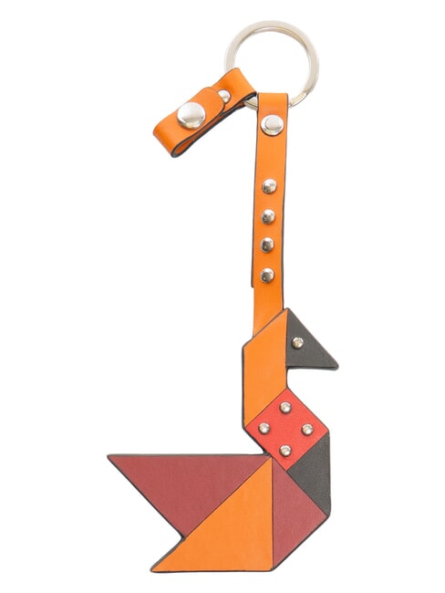 MUSE Breloc din piele ORANGE - Portchei