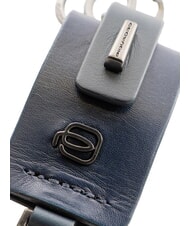 PIQUADRO CUBE Breloc cu inel dublu albastru - Portchei - 3