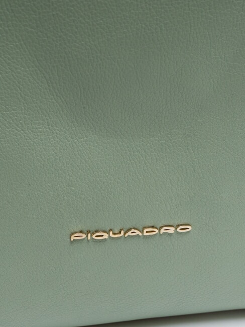 CIRCLE Geanta rucsac din piele verde albastru - Serviete birou