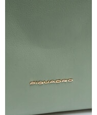 PIQUADRO CIRCLE Geanta rucsac din piele verde albastru - Serviete birou - 3