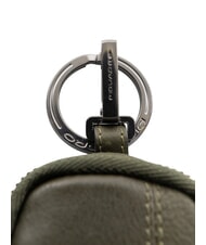 PIQUADRO RONNIE  Husa din piele pentru chei/monede VERDE - Portchei - 3