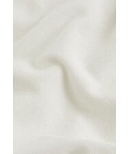 CALVIN KLEIN CK JEANS Pulover din bumbac cu guler rotund fildeş - Pulovere pentru femei - 5