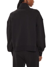 CALVIN KLEIN CK JEANS Hanorac cu guler &icirc;nalt și fermoar integral - Hanorace pentru femei