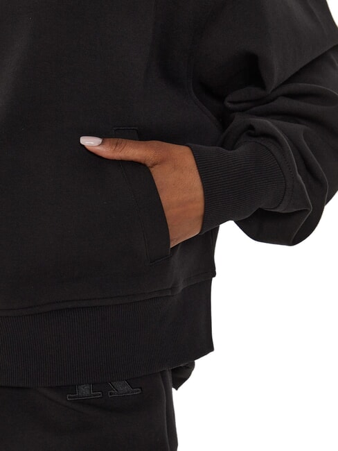 CK JEANS Hanorac cu guler &icirc;nalt și fermoar integral ck negru - Hanorace pentru femei