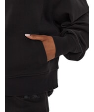 CALVIN KLEIN CK JEANS Hanorac cu guler &icirc;nalt și fermoar integral ck negru - Hanorace pentru femei - 4