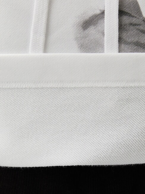 CK JEANS Hanorac cu imprimeu alb strălucitor - Hanorace pentru femei